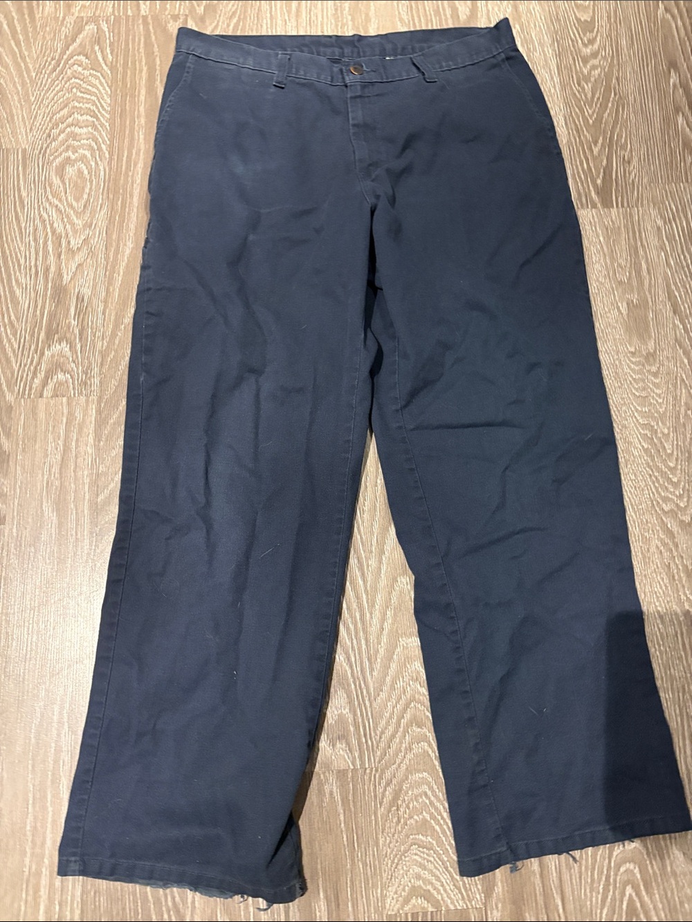 Dickies Men's Dark Navy Straight-Leg Chinos